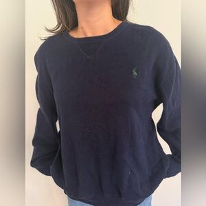 Ralph Lauren Navy Blue Crewneck Sweater